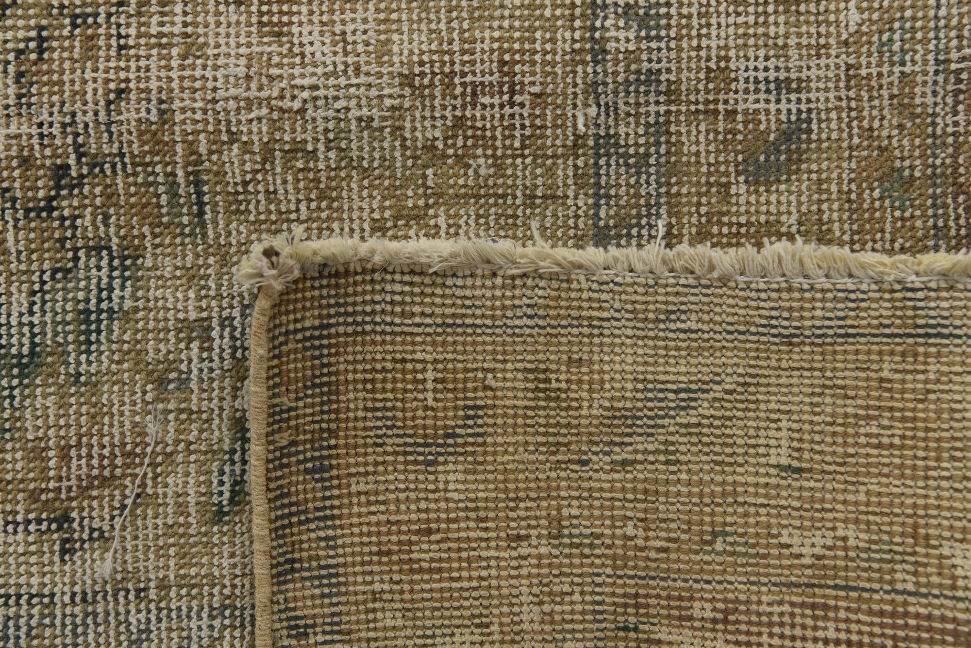 9' 10 x 12' 8 Hand Knotted Ultra Vintage Persian Wool Rug