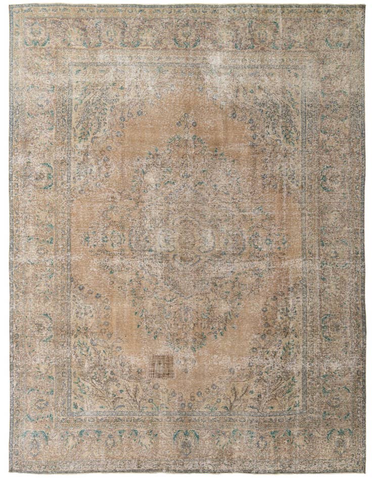 Detail image of 9' 10 x 12' 8 Hand Knotted Ultra Vintage Persian Wool Rug