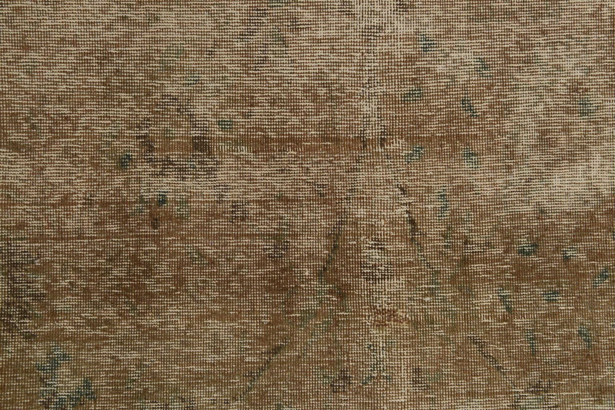 9' 9 x 11' 3 Hand Knotted Ultra Vintage Persian Wool Rug