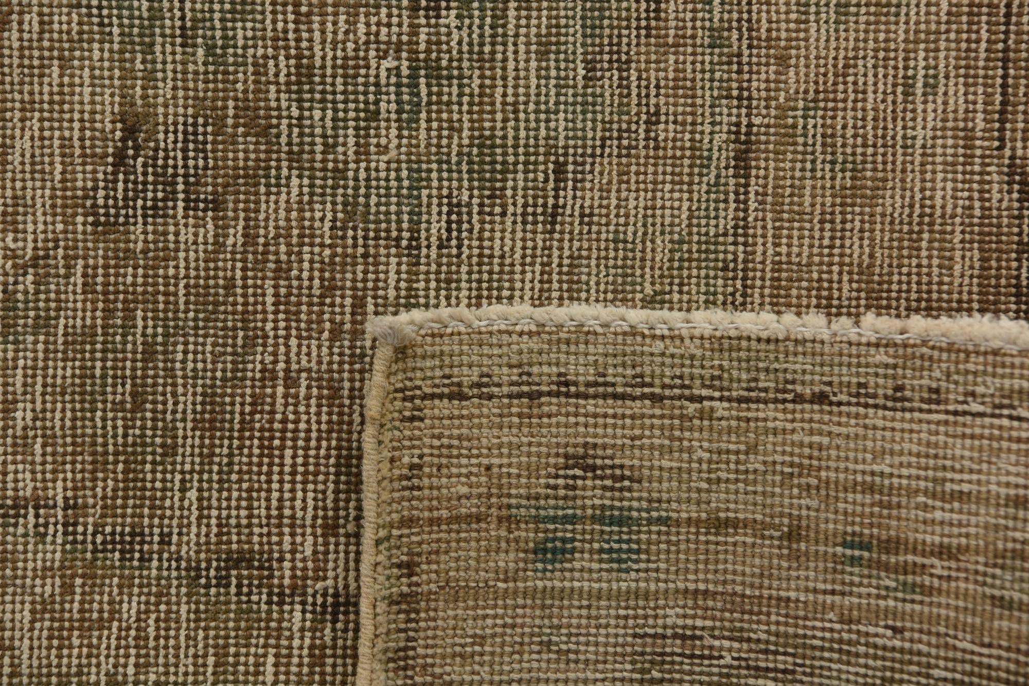 9' 9 x 11' 3 Hand Knotted Ultra Vintage Persian Wool Rug