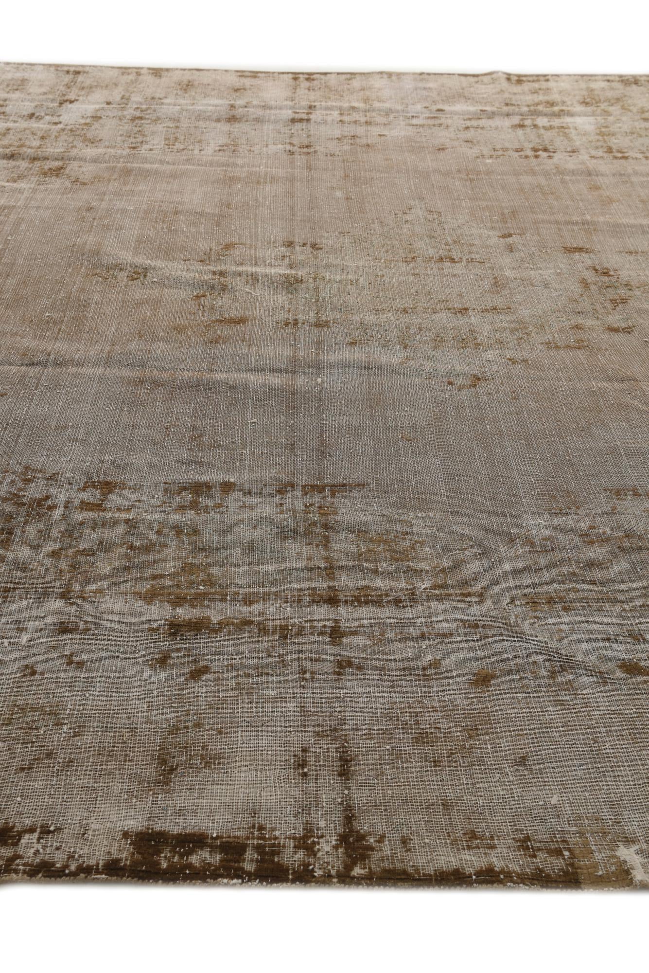 10' 7 x 13' 8 Hand Knotted Ultra Vintage Persian Wool Rug