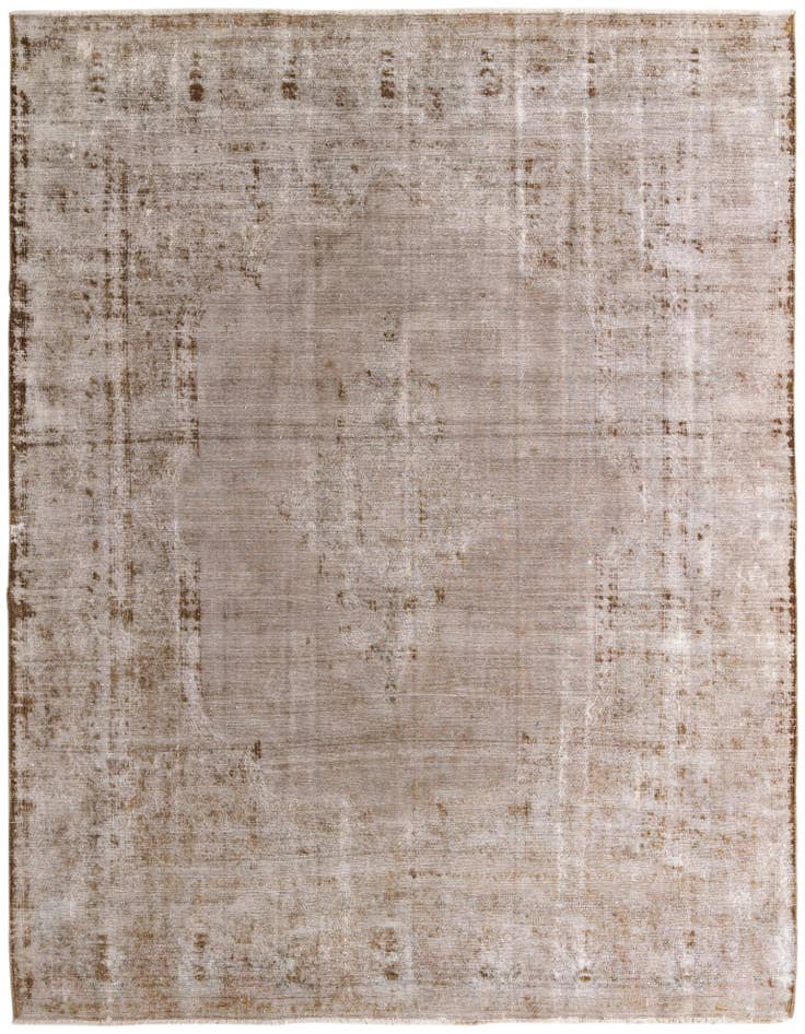 Detail image of 10' 7 x 13' 8 Hand Knotted Ultra Vintage Persian Wool Rug