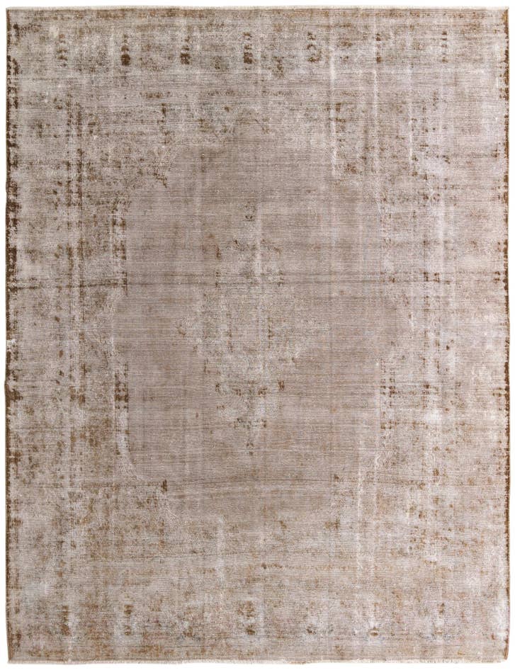 Detail image of 10' 7 x 13' 8 Hand Knotted Ultra Vintage Persian Wool Rug