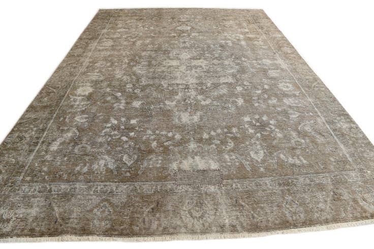 Detail image of 8' 9 x 12' 4 Hand Knotted Ultra Vintage Persian Wool Rug