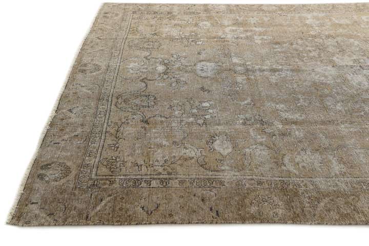 8' 9 x 12' 4 Hand Knotted Ultra Vintage Persian Wool Rug