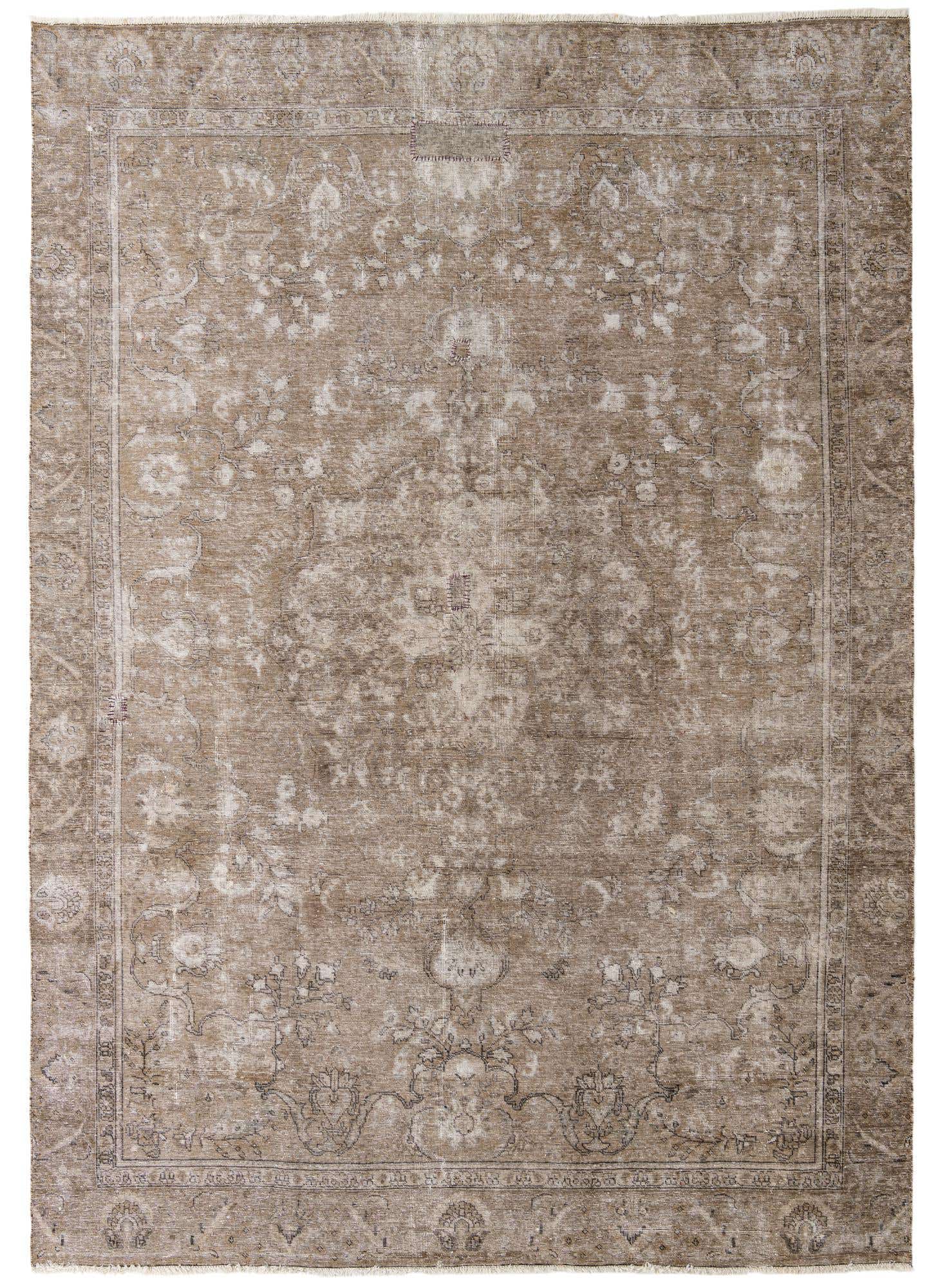8' 9 x 12' 4 Hand Knotted Ultra Vintage Persian Wool Rug