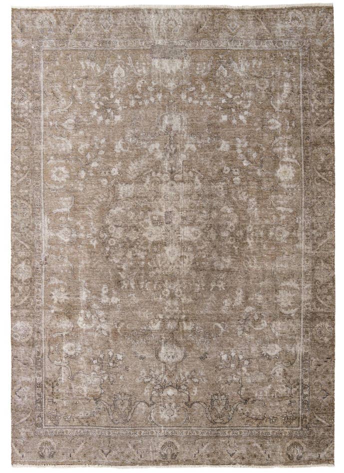 Detail image of 8' 9 x 12' 4 Hand Knotted Ultra Vintage Persian Wool Rug