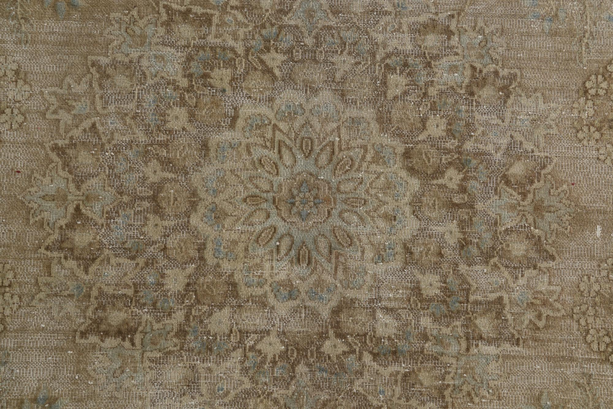 8' 5 x 11' 8 Hand Knotted Ultra Vintage Persian Wool Rug