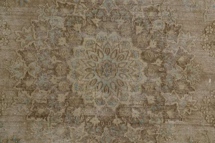 8' 5 x 11' 8 Hand Knotted Ultra Vintage Persian Wool Rug