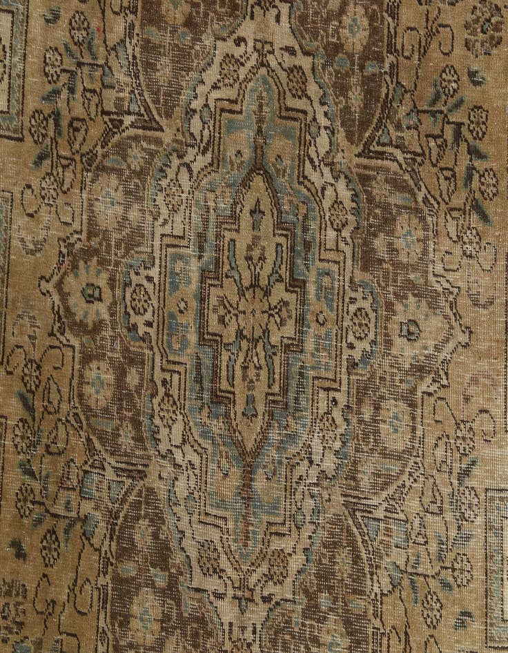 Detail image of 7' 5 x 10' 6 Hand Knotted Ultra Vintage Persian Wool Rug