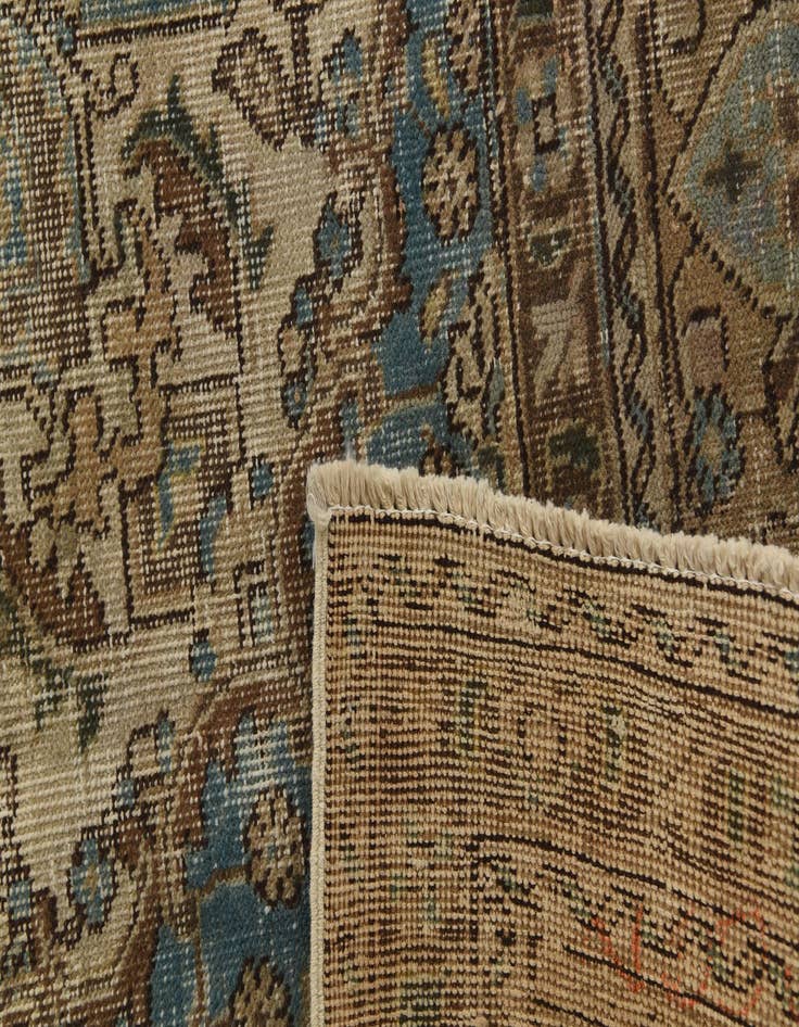 Detail image of 7' 5 x 10' 6 Hand Knotted Ultra Vintage Persian Wool Rug