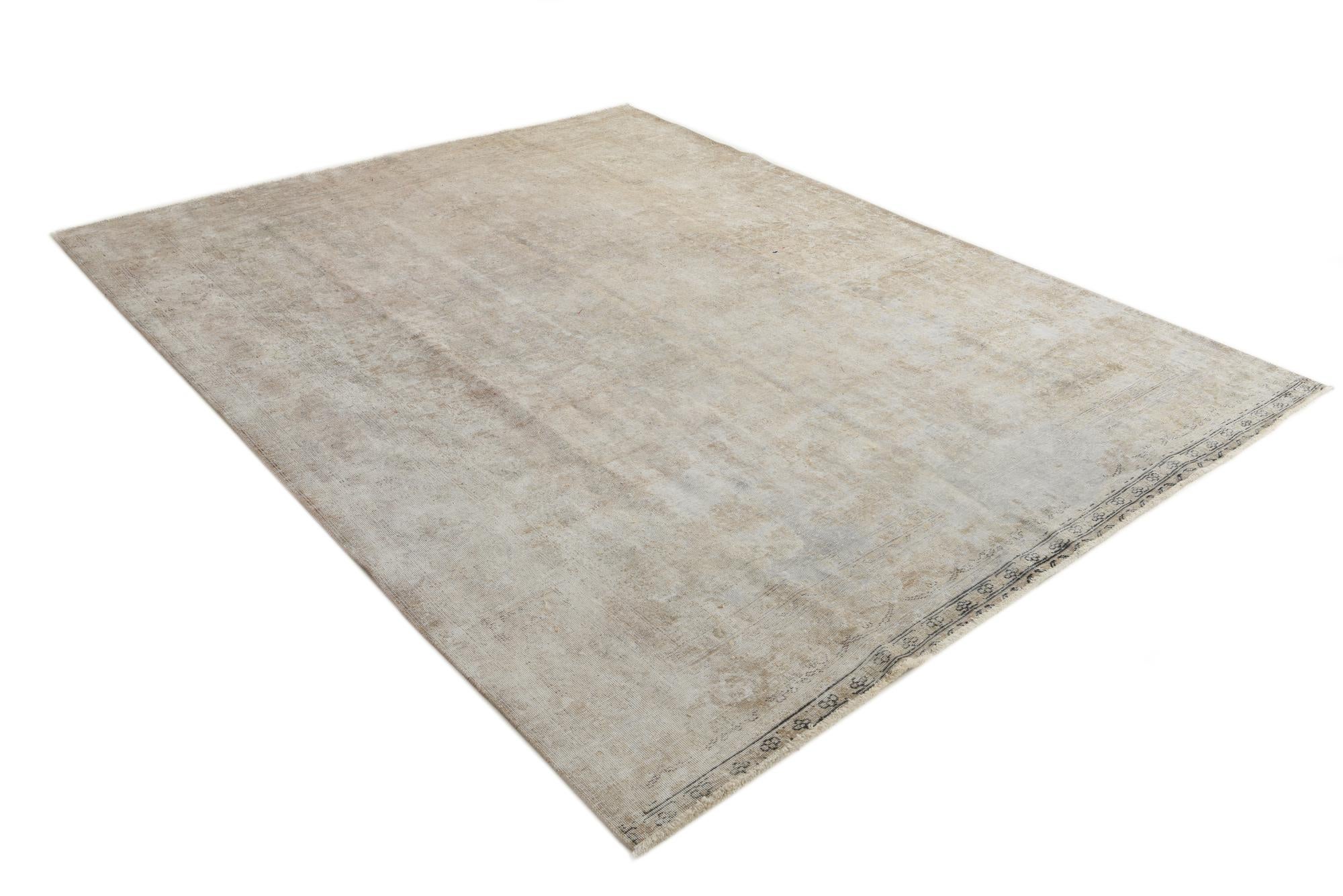 8' 2 x 10' 8 Hand Knotted Ultra Vintage Persian Wool Rug