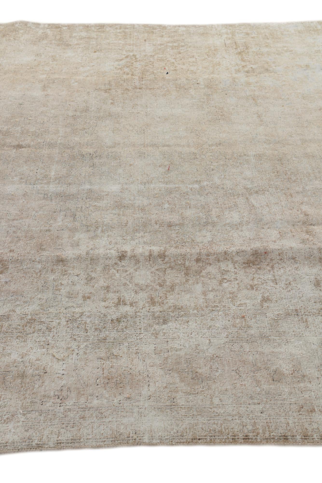 8' 2 x 10' 8 Hand Knotted Ultra Vintage Persian Wool Rug