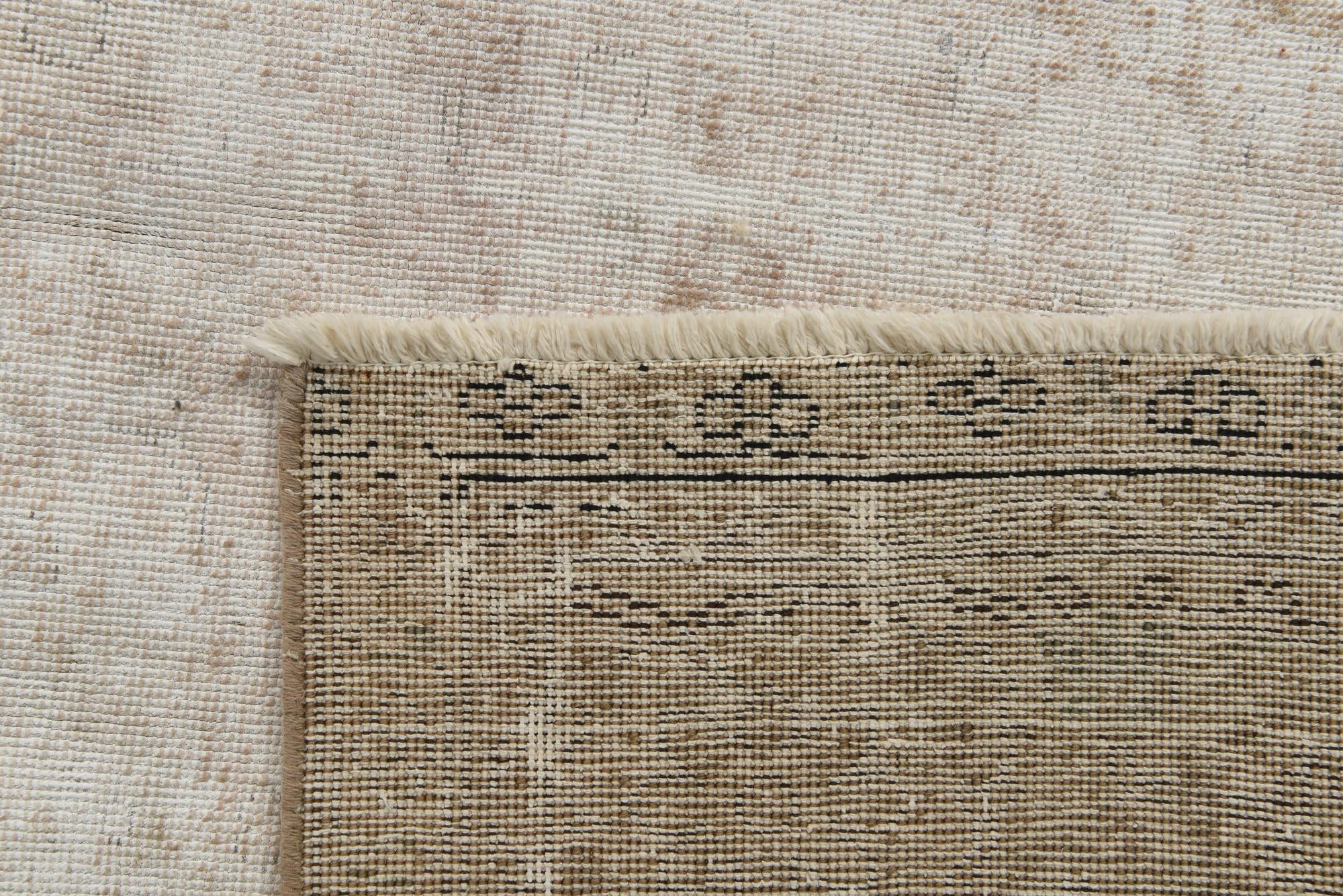 8' 2 x 10' 8 Hand Knotted Ultra Vintage Persian Wool Rug