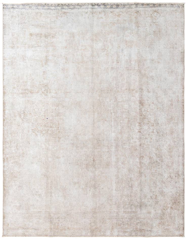 Detail image of 8' 2 x 10' 8 Hand Knotted Ultra Vintage Persian Wool Rug