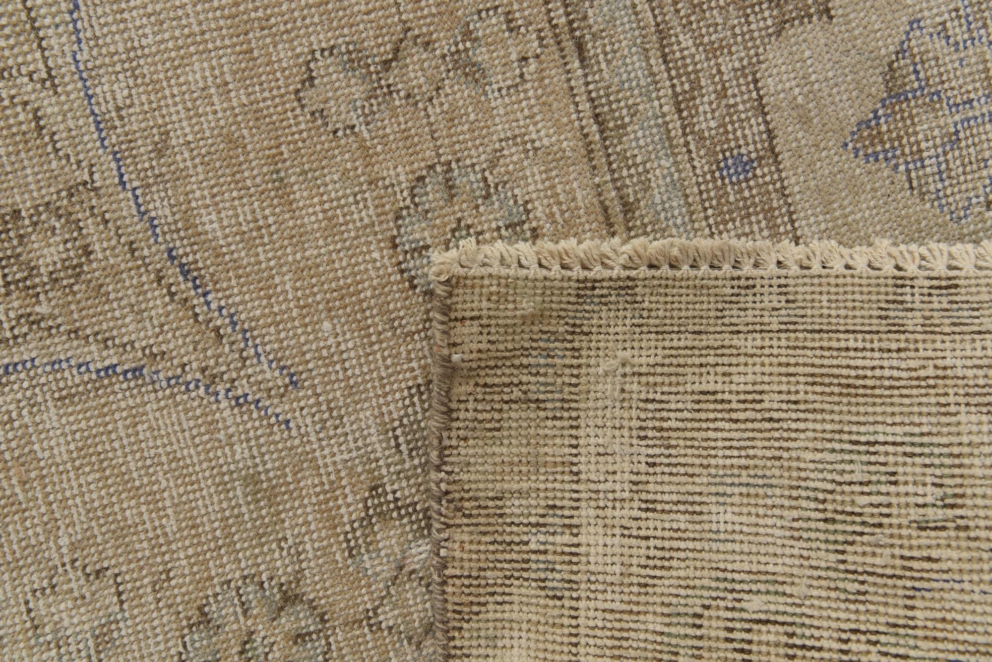 9' 8 x 12' 8 Hand Knotted Ultra Vintage Persian Wool Rug