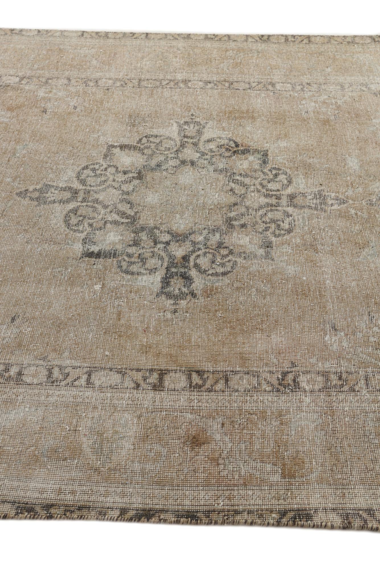 6' 6 x 9' 7 Hand Knotted Ultra Vintage Persian Wool Rug