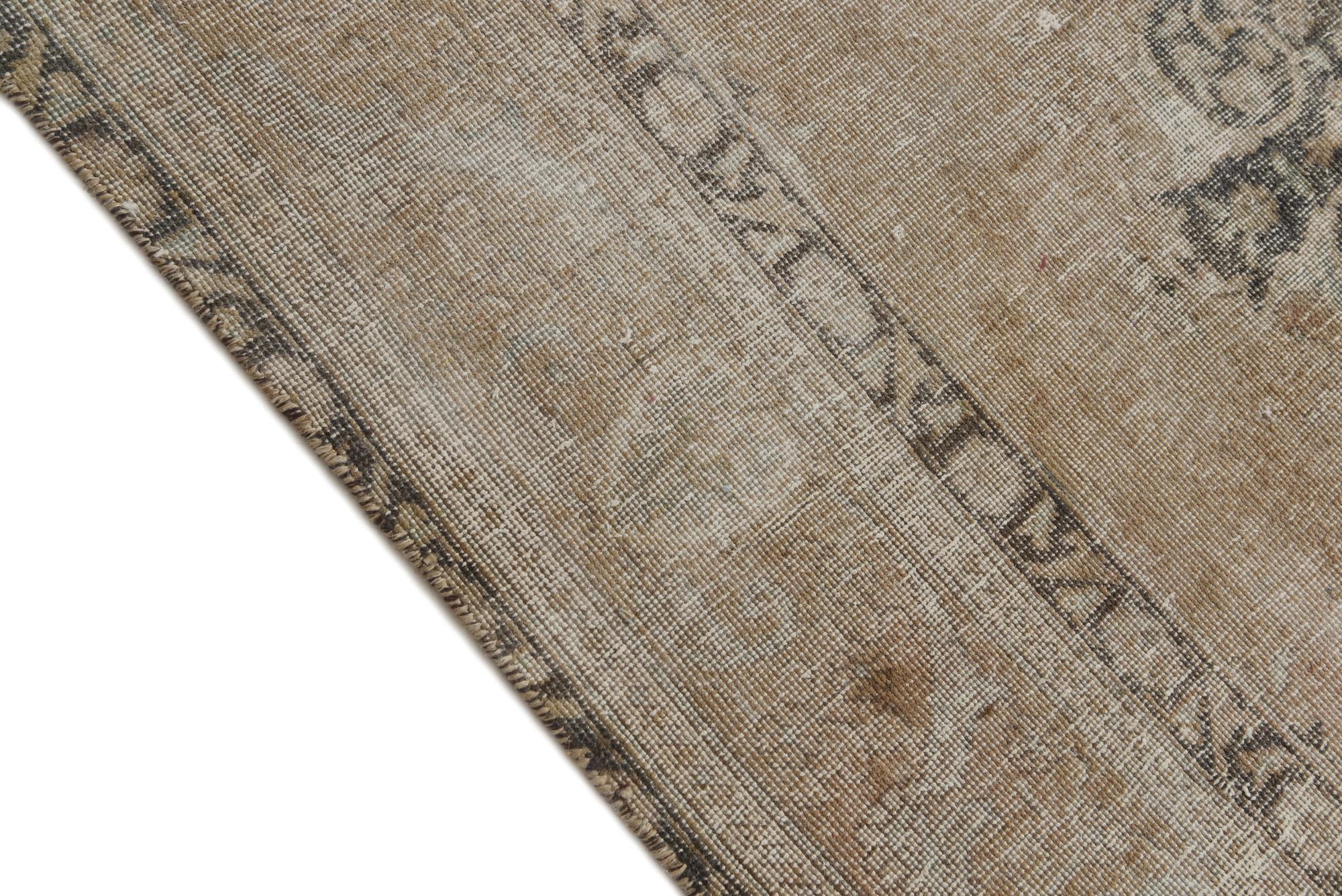 6' 6 x 9' 7 Hand Knotted Ultra Vintage Persian Wool Rug