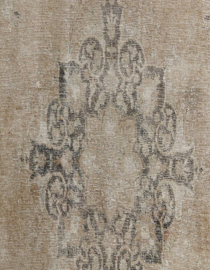 Detail image of 6' 6 x 9' 7  Hand Knotted Ultra Vintage Persian Wool Rug