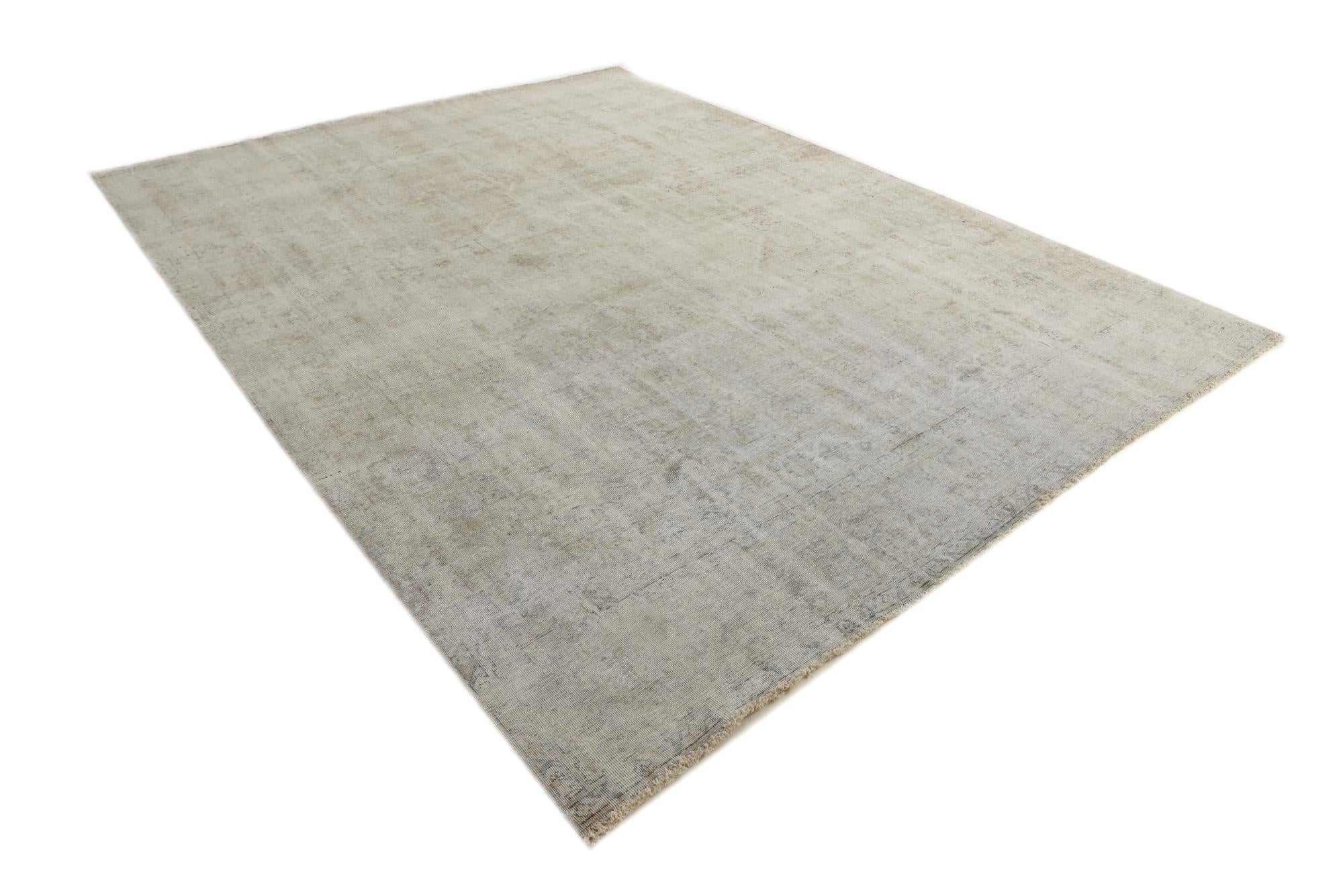 9' 3 x 12' 1 Hand Knotted Ultra Vintage Persian Wool Rug