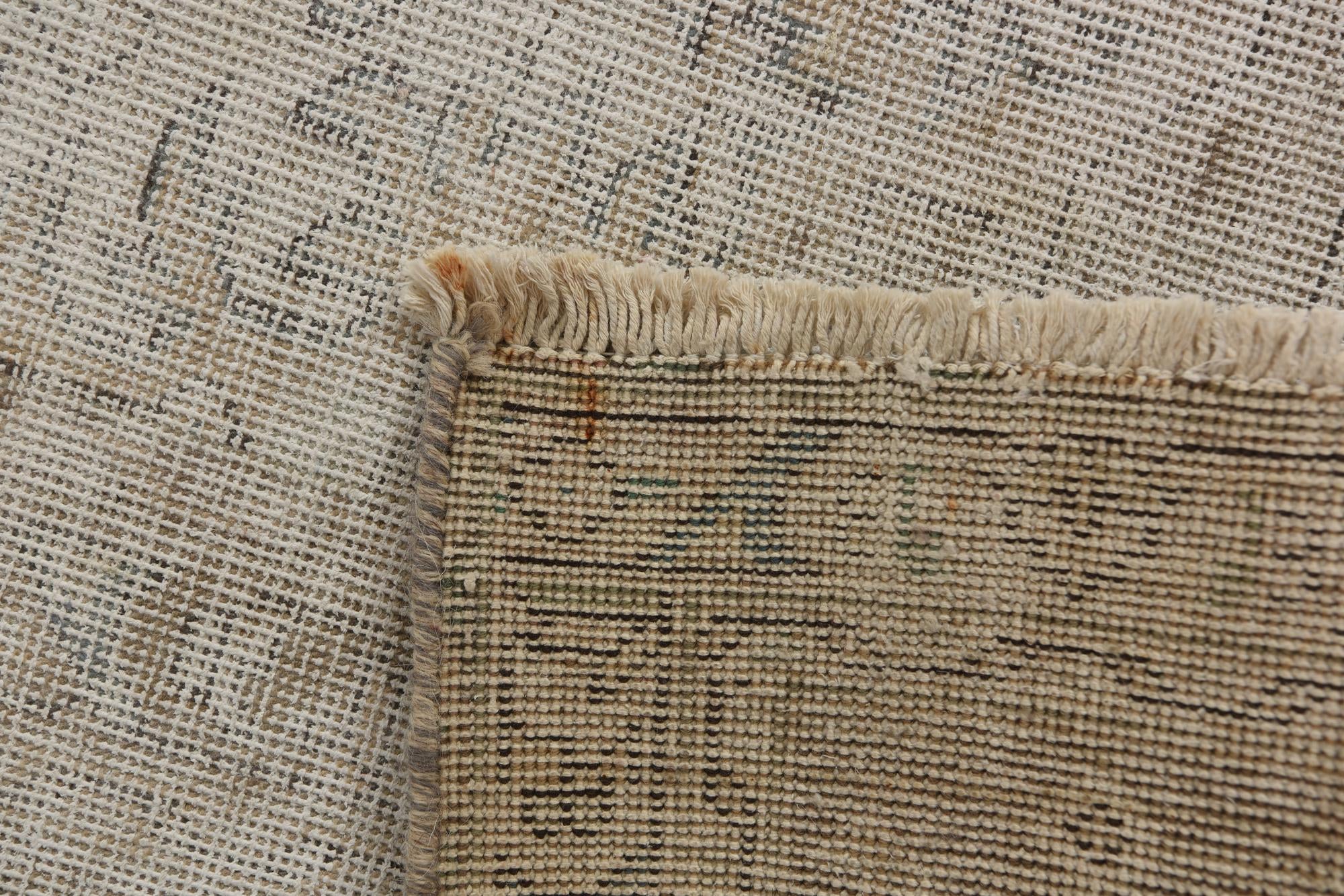 9' 3 x 12' 1 Hand Knotted Ultra Vintage Persian Wool Rug