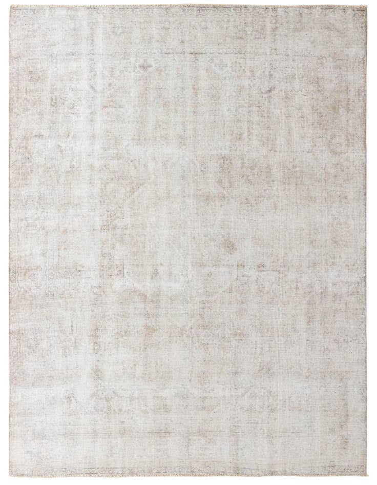 Detail image of 9' 3 x 12' 1 Hand Knotted Ultra Vintage Persian Wool Rug