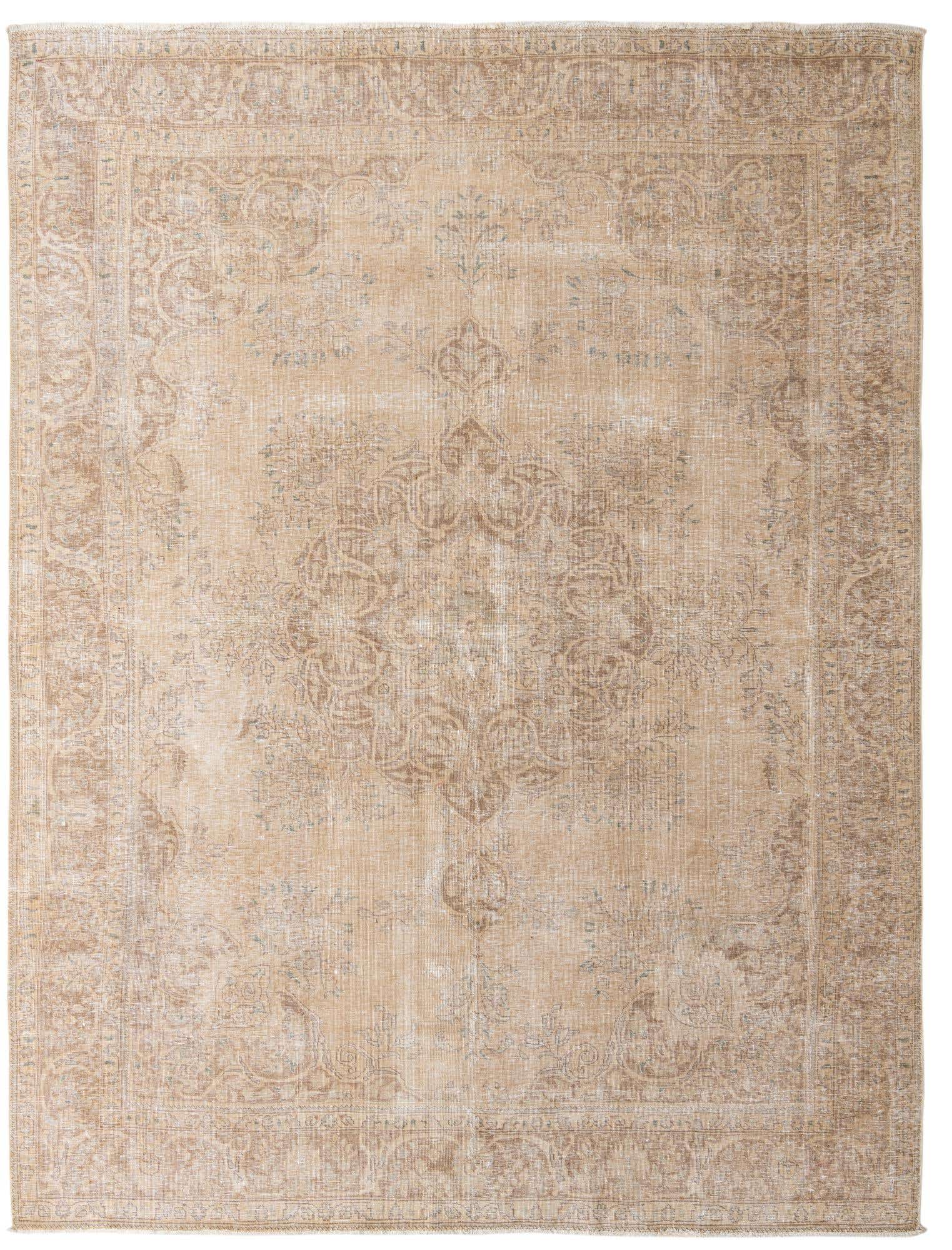 9' 6 x 12' 3 Hand Knotted Ultra Vintage Persian Wool Rug