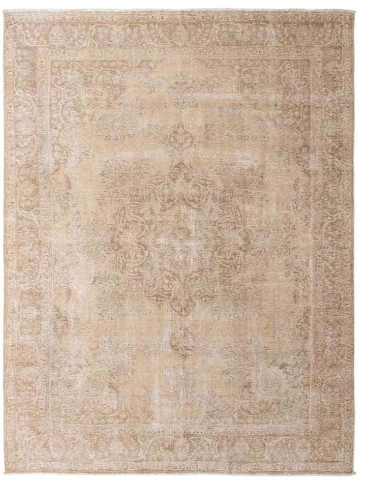 9' 6 x 12' 3 Hand Knotted Ultra Vintage Persian Wool Rug