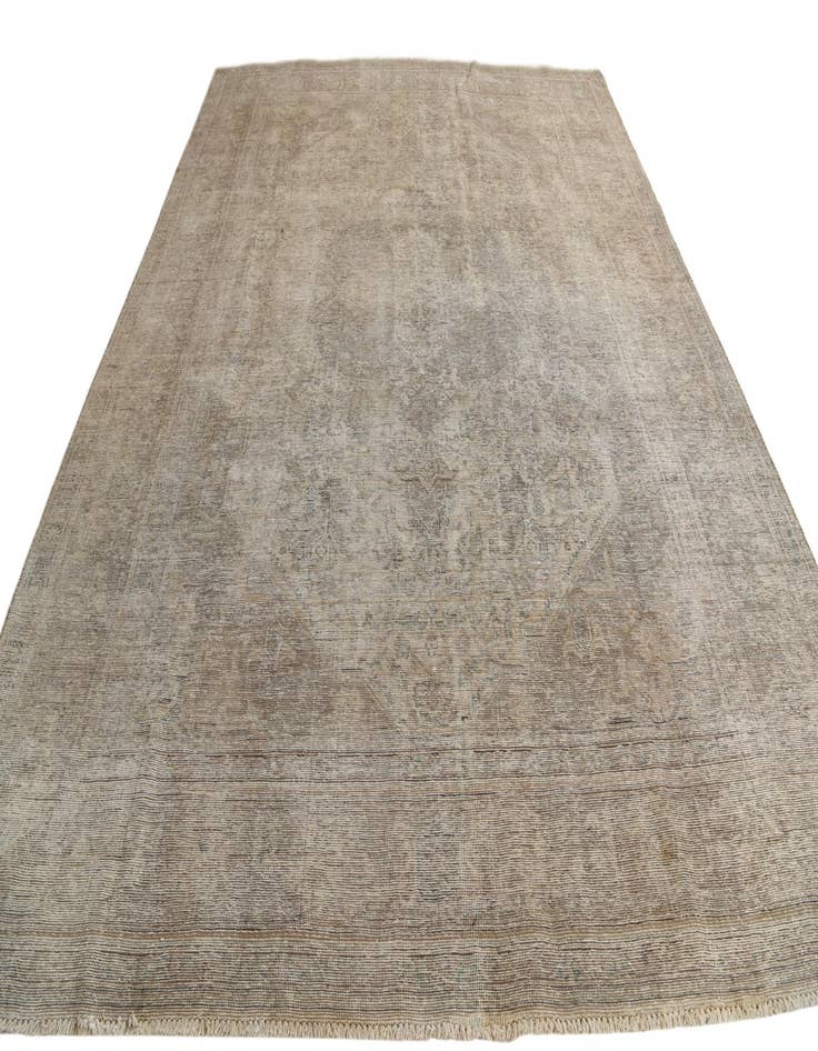 Detail image of 9' 6 x 12' 6  Hand Knotted Ultra Vintage Persian Wool Rug