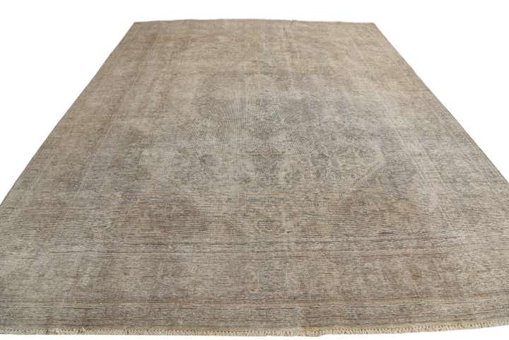 9' 6 x 12' 6 Hand Knotted Ultra Vintage Persian Wool Rug