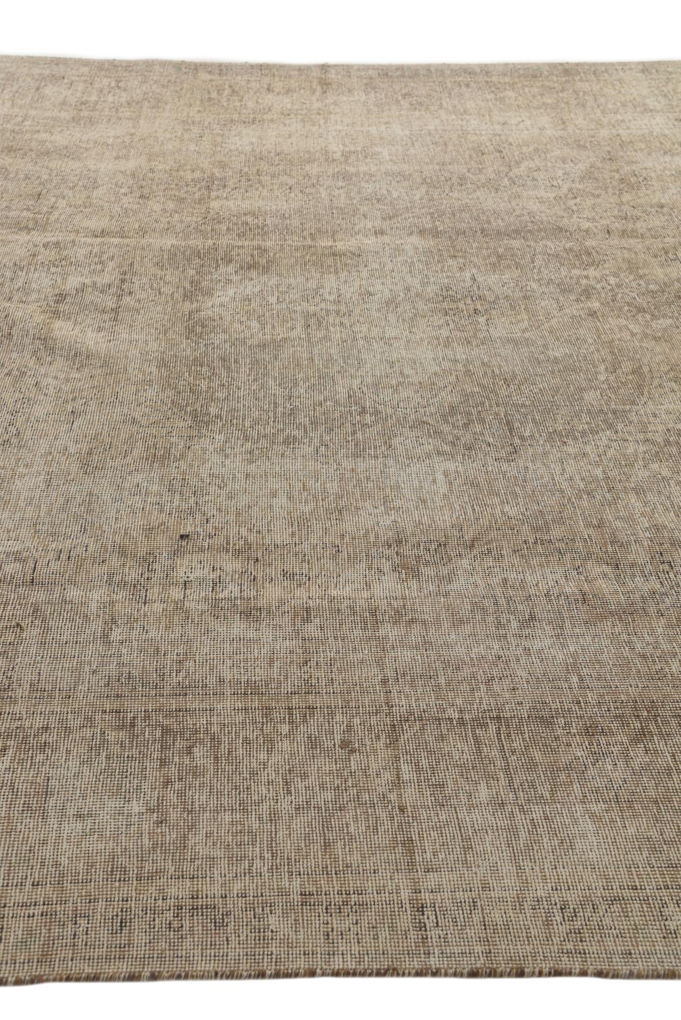 9' 6 x 12' 6 Hand Knotted Ultra Vintage Persian Wool Rug