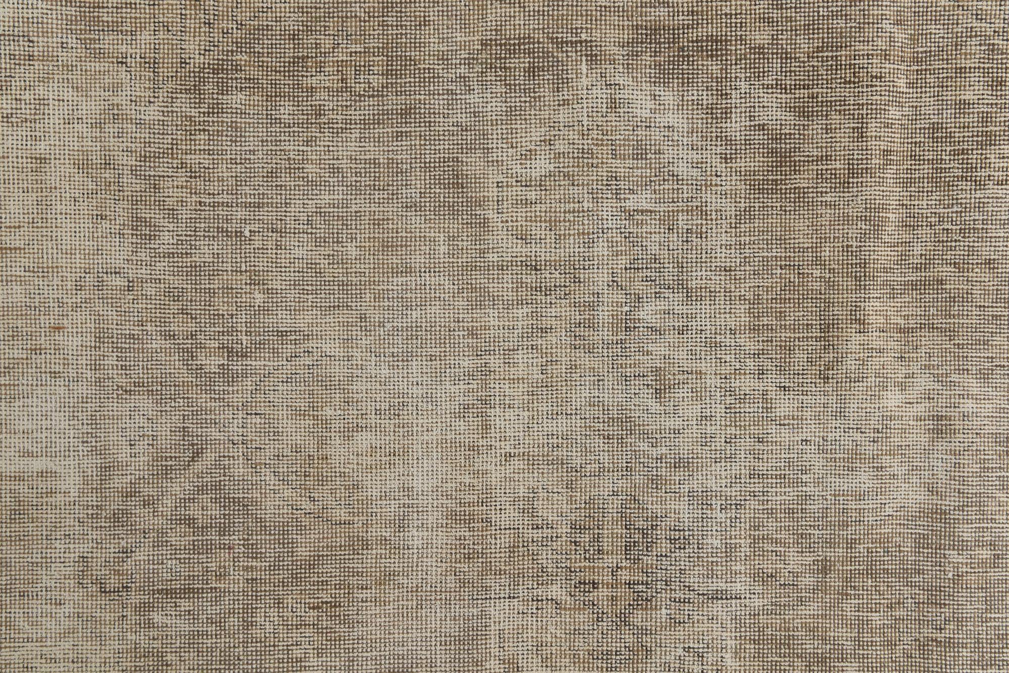 9' 6 x 12' 6 Hand Knotted Ultra Vintage Persian Wool Rug