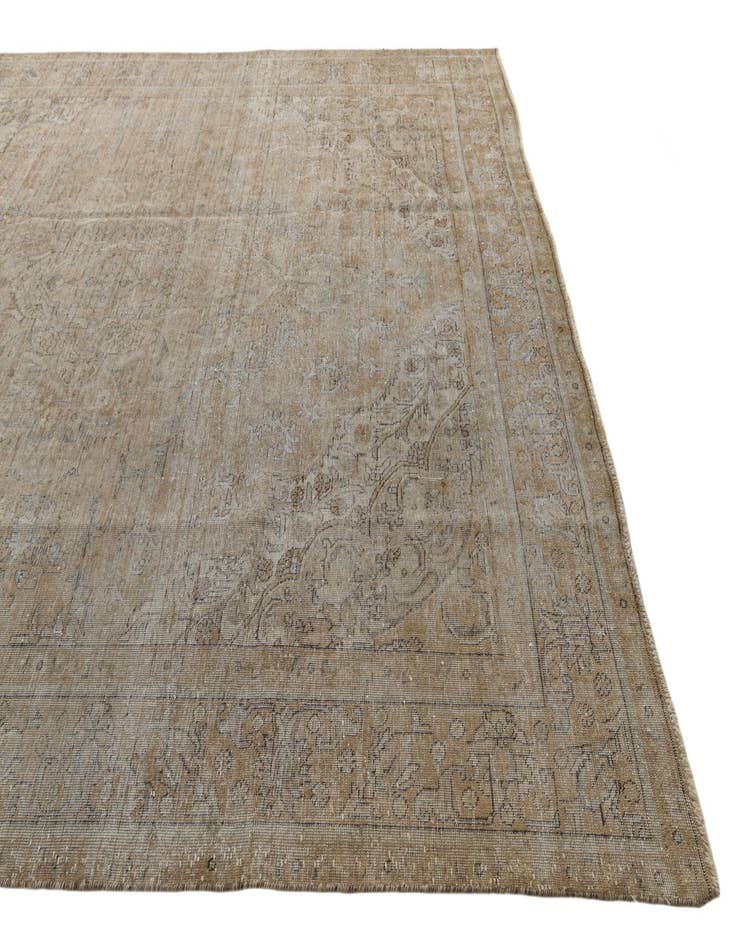 Detail image of 9' 7 x 12' 4  Hand Knotted Ultra Vintage Persian Wool Rug