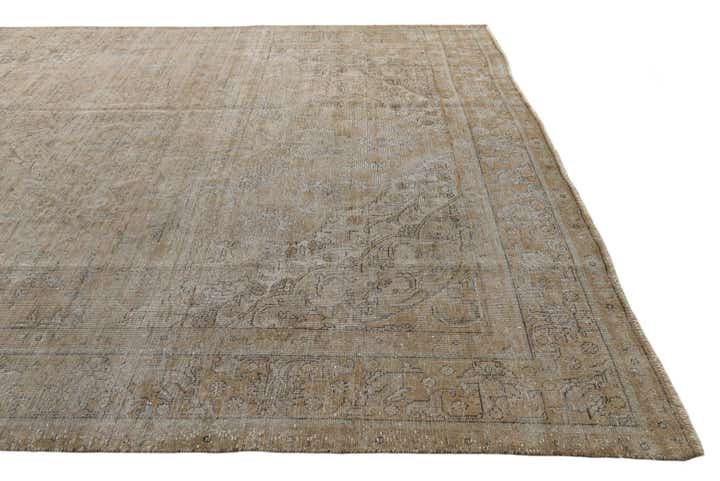 9' 7 x 12' 4 Hand Knotted Ultra Vintage Persian Wool Rug