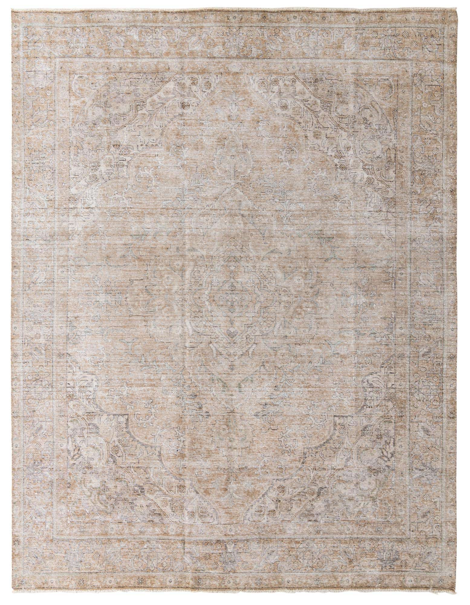 Primary image 9' 7 x 12' 4  Hand Knotted Ultra Vintage Persian Wool Rug