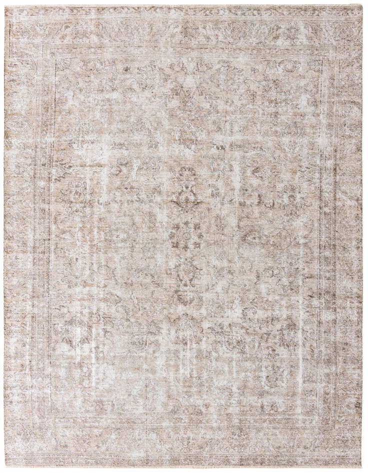 Detail image of 9' 2 x 13' 3 Hand Knotted Ultra Vintage Persian Wool Rug