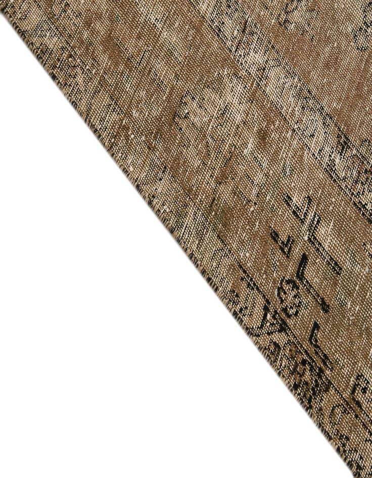 Detail image of 6' 5 x 9' 6  Hand Knotted Ultra Vintage Persian Wool Rug