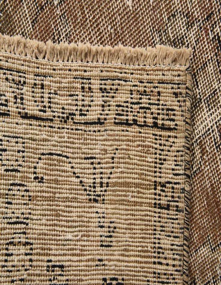 Detail image of 6' 5 x 9' 6  Hand Knotted Ultra Vintage Persian Wool Rug