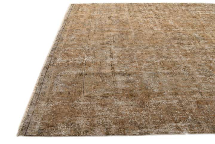 9' 5 x 13' 1 Hand Knotted Ultra Vintage Persian Wool Rug