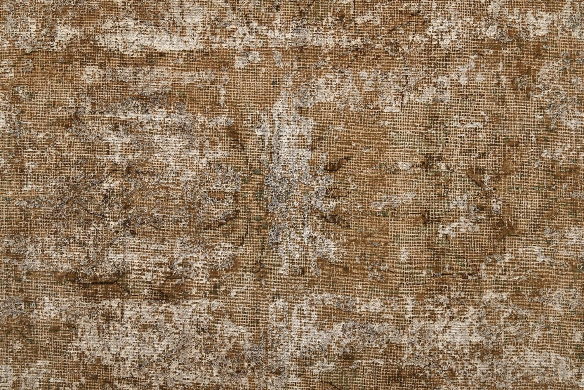9' 5 x 13' 1 Hand Knotted Ultra Vintage Persian Wool Rug