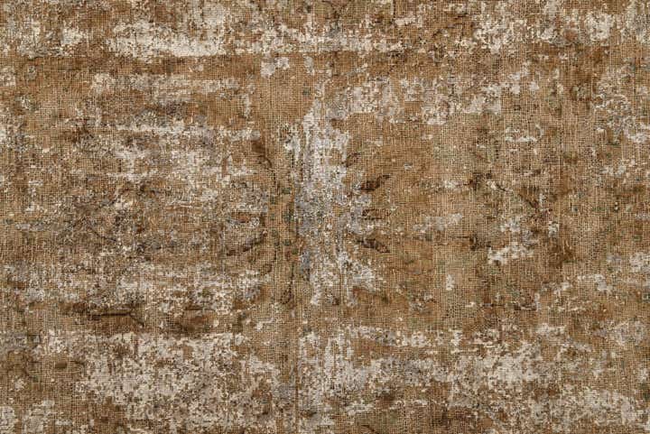 9' 5 x 13' 1 Hand Knotted Ultra Vintage Persian Wool Rug