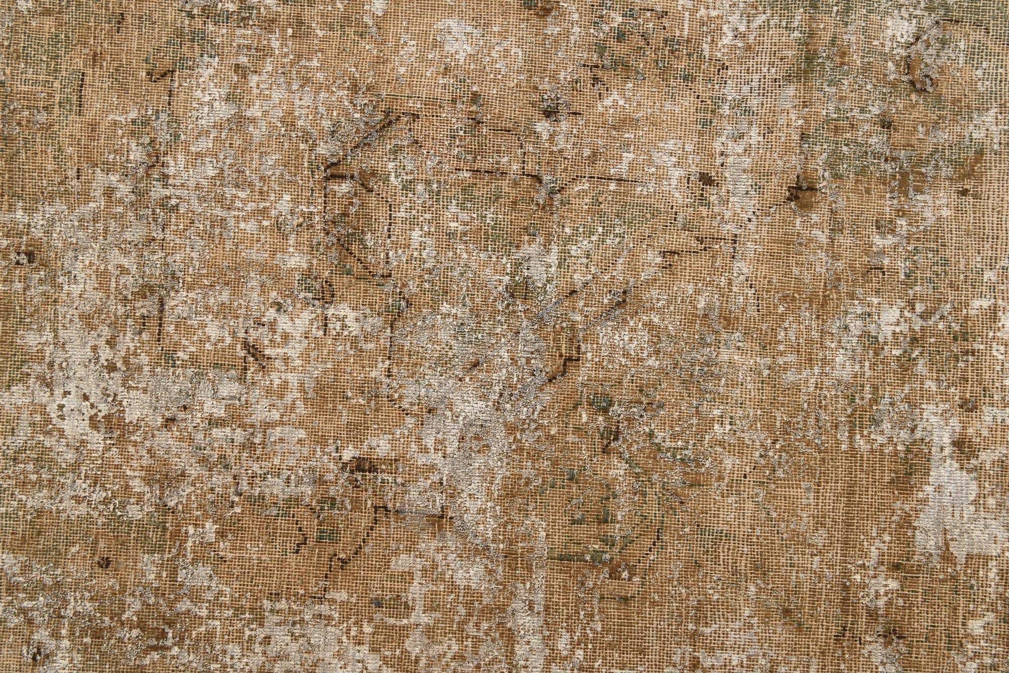 9' 5 x 13' 1 Hand Knotted Ultra Vintage Persian Wool Rug
