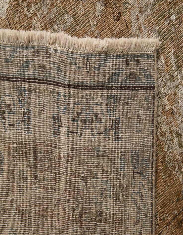 Detail image of 9' 5 x 13' 1  Hand Knotted Ultra Vintage Persian Wool Rug