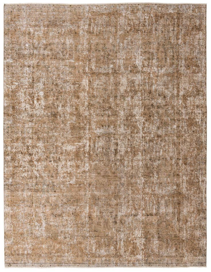 Detail image of 9' 5 x 13' 1 Hand Knotted Ultra Vintage Persian Wool Rug