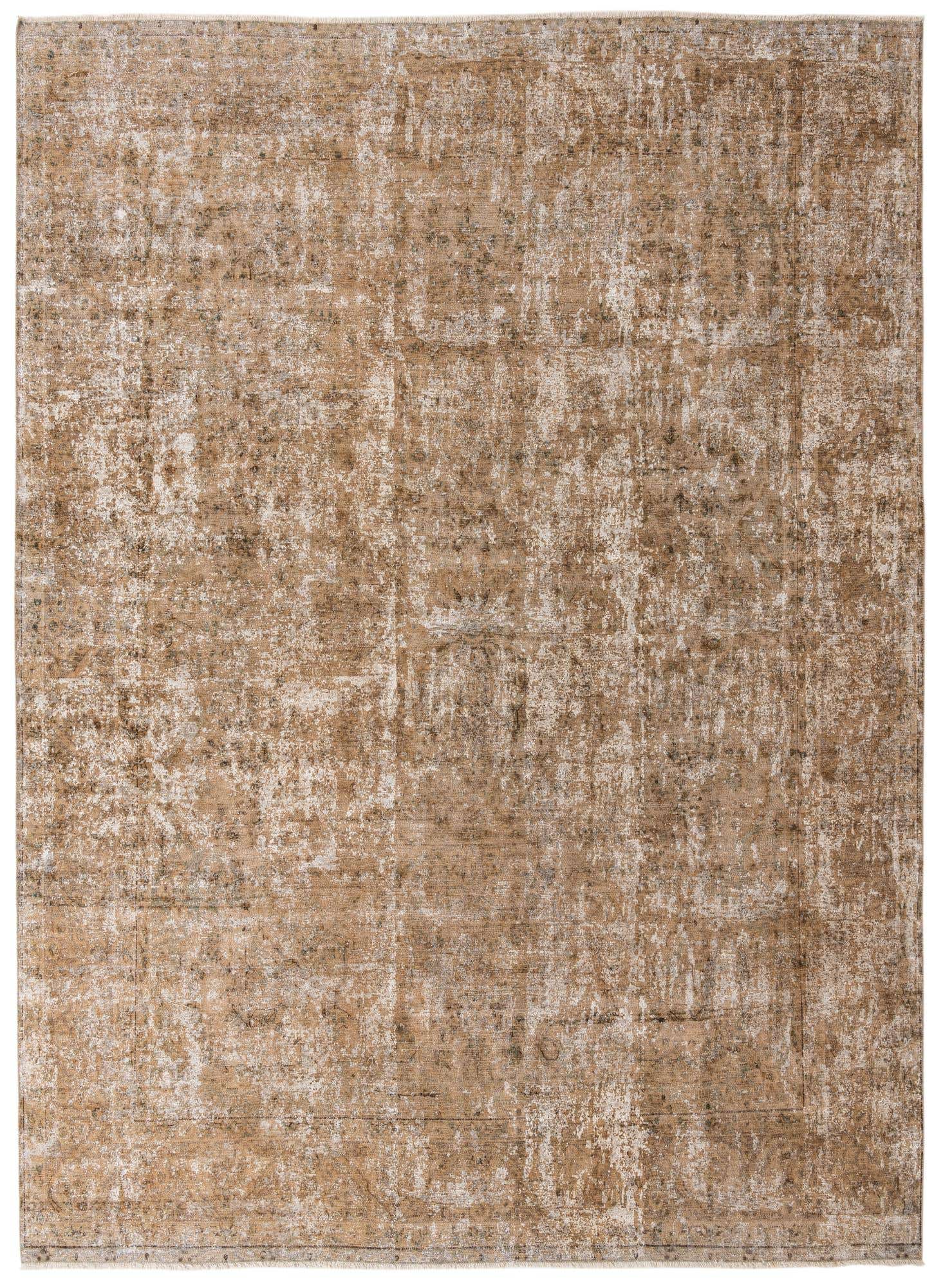 9' 5 x 13' 1 Hand Knotted Ultra Vintage Persian Wool Rug