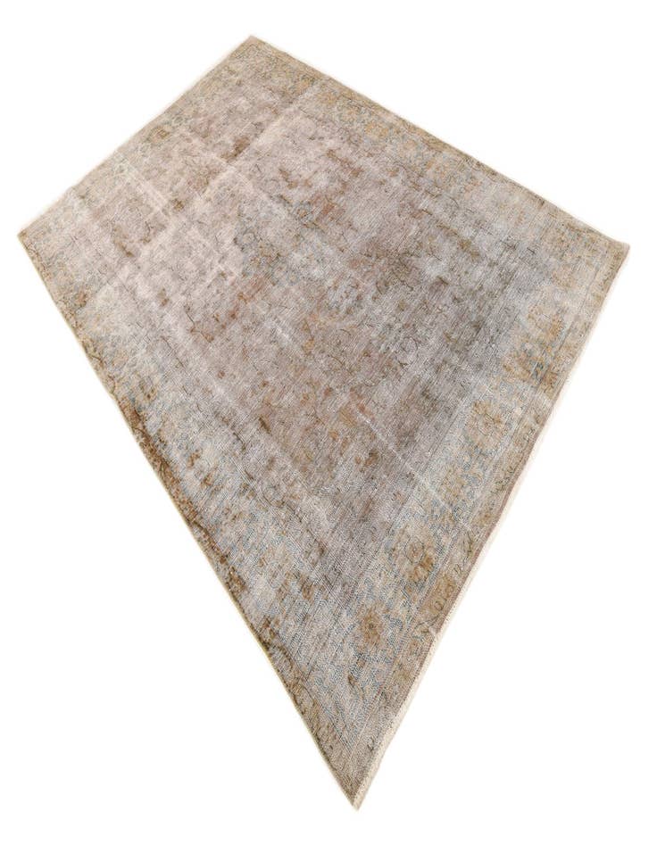 Detail image of 6' 5 x 9' 8  Hand Knotted Ultra Vintage Persian Wool Rug