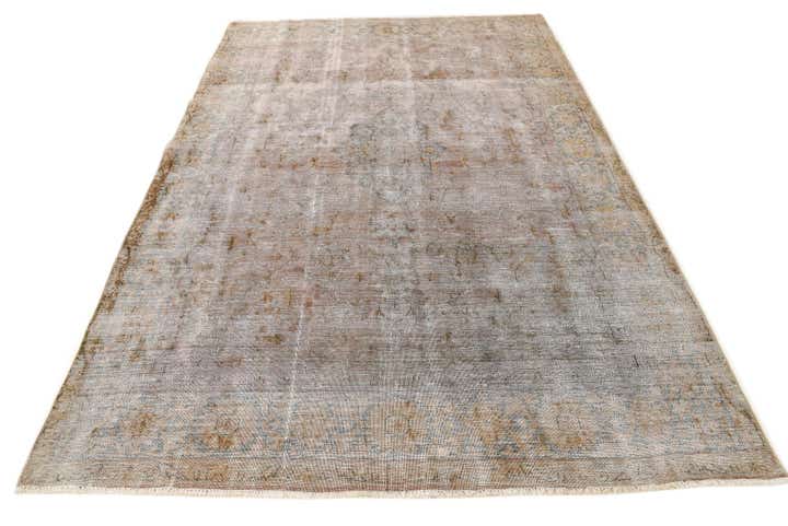 195cm x 295cm anudado a mano Ultra Vintage Alfombra Persa Lana