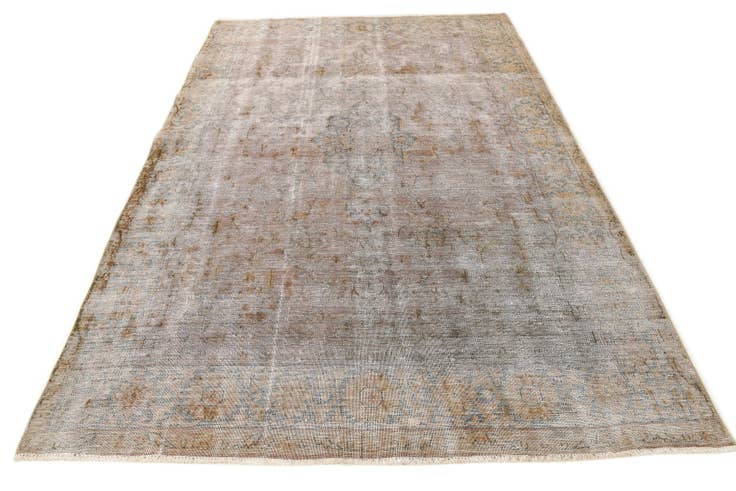Detail image of 195cm x 295cm anudado a mano Ultra Vintage Alfombra Persa Lana
