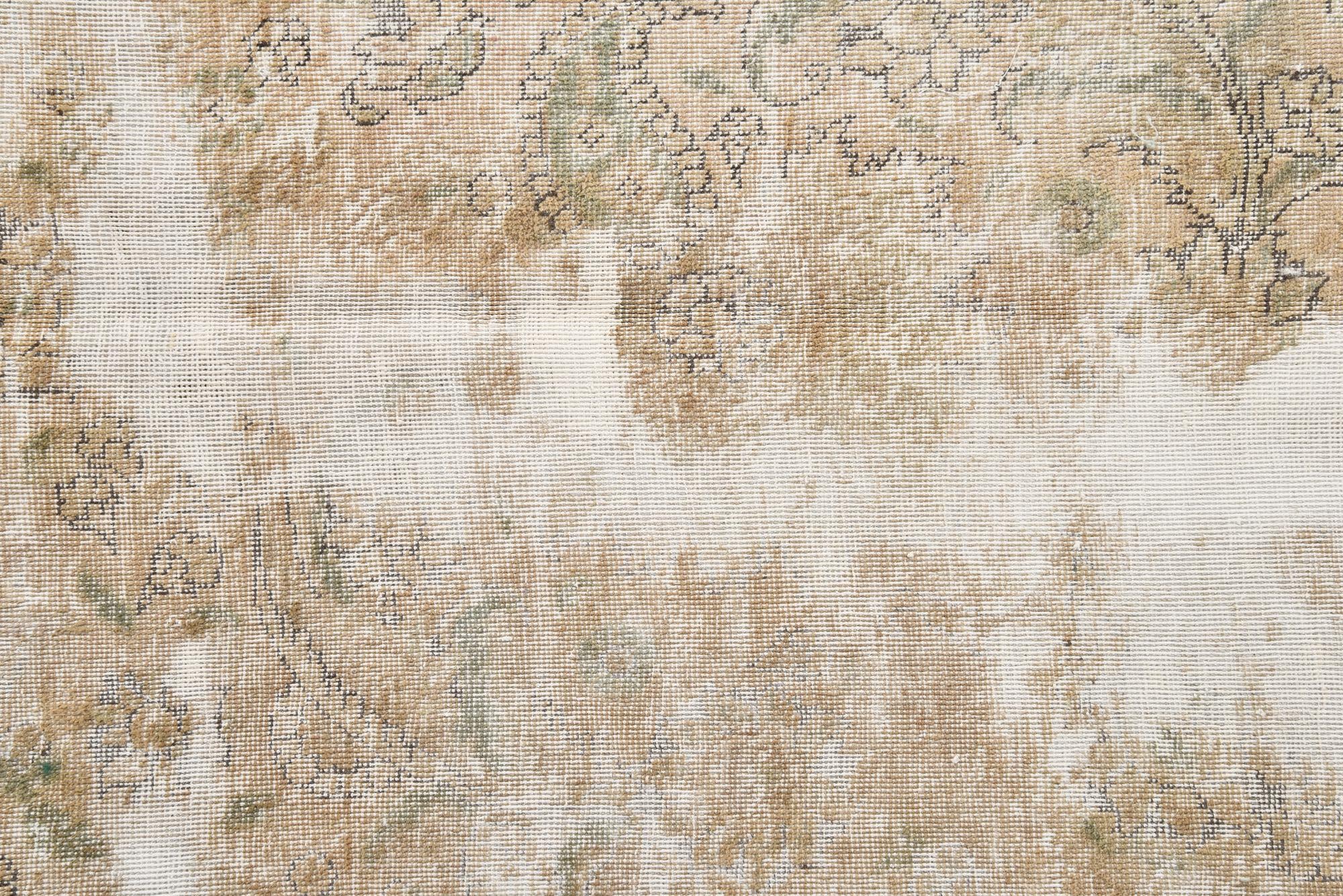 9' 7 x 13' Hand Knotted Ultra Vintage Persian Wool Rug