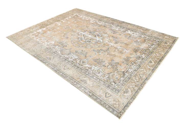 8' 3 x 11' 4 Hand Knotted Ultra Vintage Persian Wool Rug